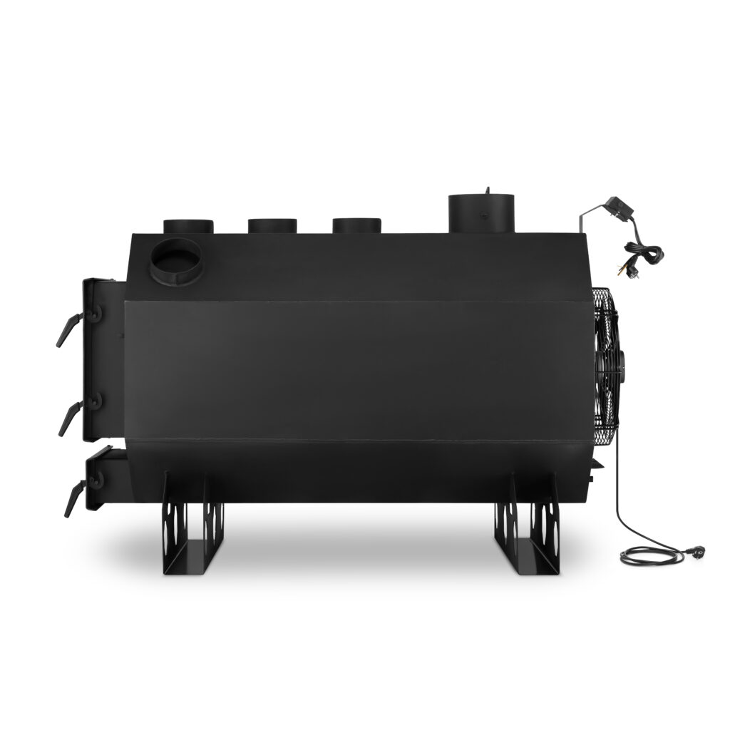 piec oktagon widok z boku