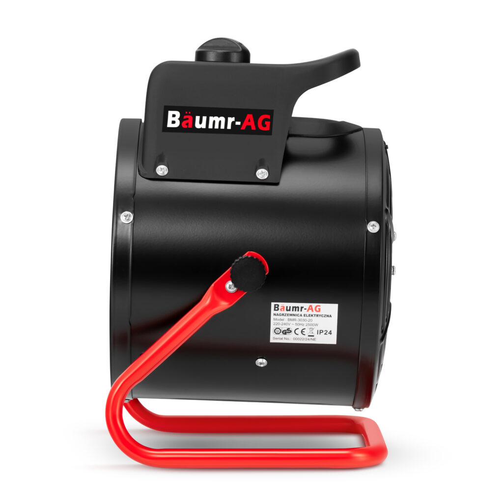 nagrzewnica baumr-ag widok z boku