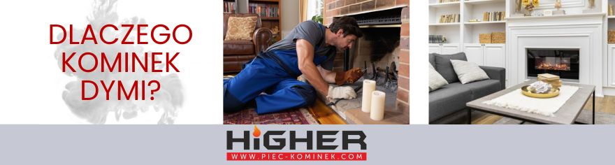 dymienie kominka i przyczyny