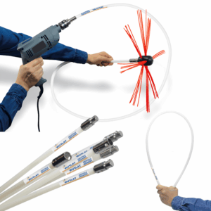 zestaw do czyszczenia komina wiertarką