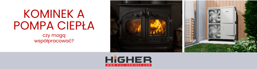kominek a pompa ciepła