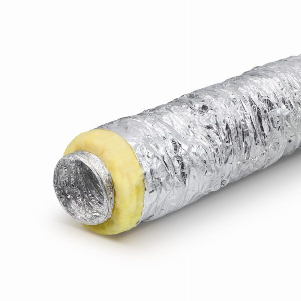 Rura wentylacyjna aluminiowa izolowana elastyczna spiro kanał przewód rekuperacja 100 mm 5 m